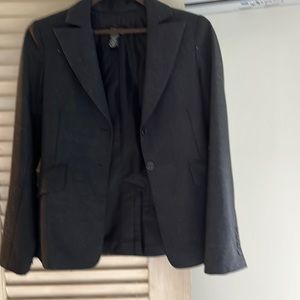BCBG Max Azria charcoal gray blazer